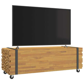 Vidaxl salontafel 110x45x35 cm massief teakhout