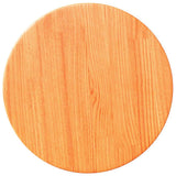 Vidaxl tafelblad rond ø30x2,5 cm massief grenenhout wasbruin