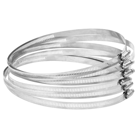 Zaciski do węży VidaXL 6 sztuk 91-165 mm stal nierdzewna 304