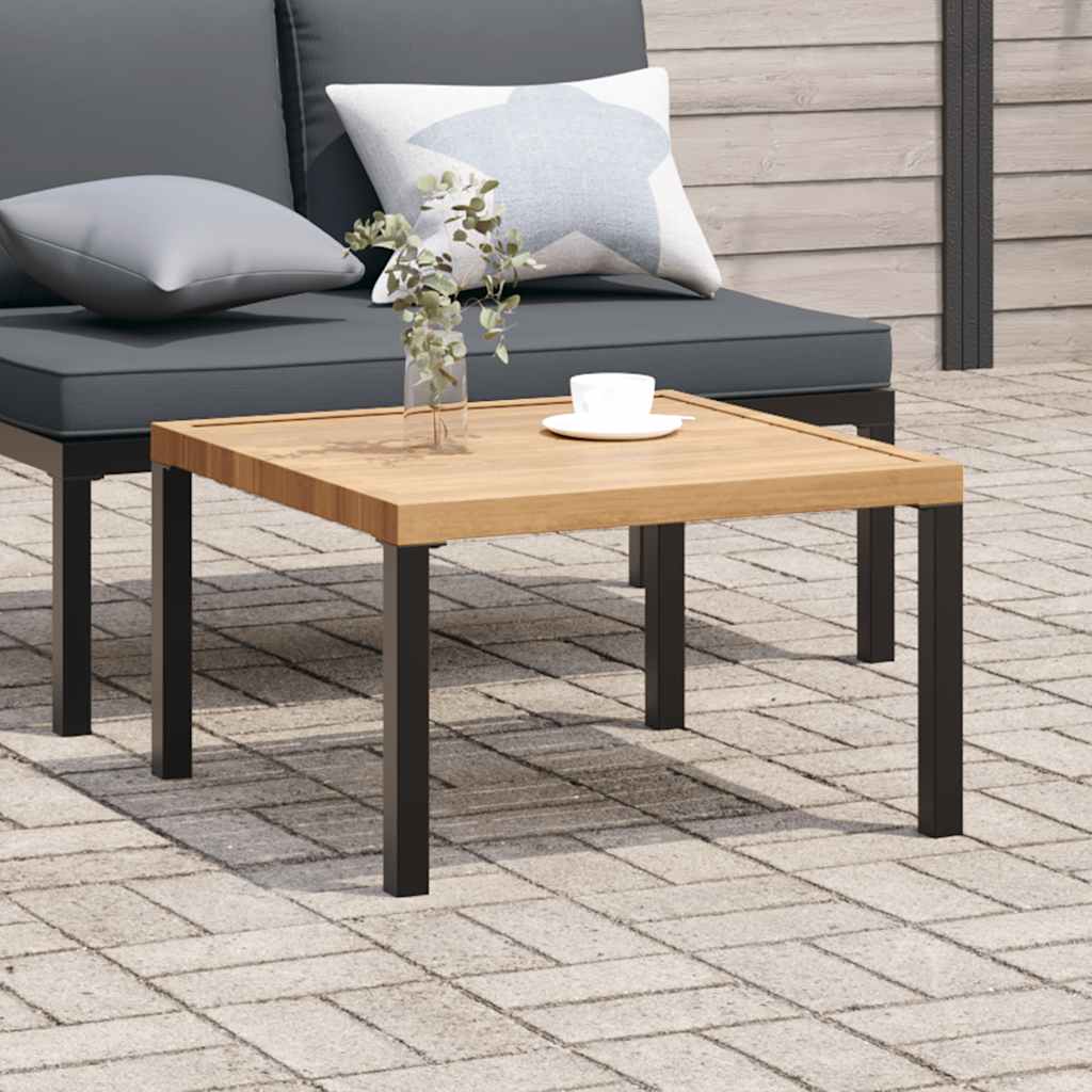 Vidaxl tuintafel 65x65x40 cm aluminium zwart