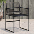 Vidaxl tuinstoelen 4 st poly rattan zwart