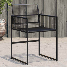 Vidaxl tuinstoelen 4 st poly rattan zwart