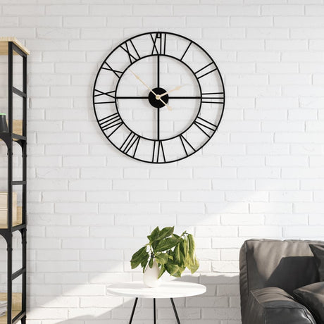 Zegar ścienny Vidaxx ø50 cm żelazno-czarny