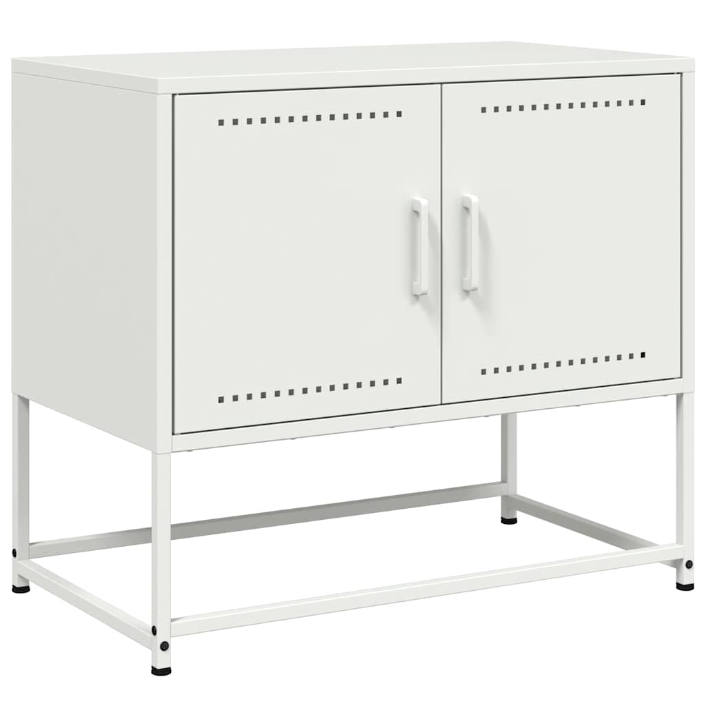 Vidaxl tv-meubel 68,5x39x60,5 cm staal wit