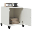 Vidaxl nachtkastjes 2 st 36x39x43,5 cm staal wit