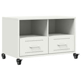 Vidaxl tv-meubel 68x39x43,5 cm staal wit