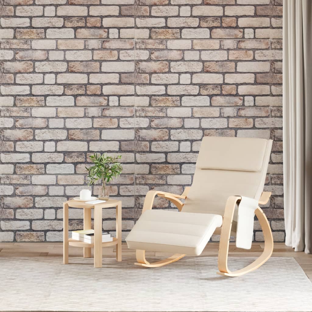 Panele ścienne Vidaxx 10 szt. 3d 100x50 cm eps jasnobrązowy