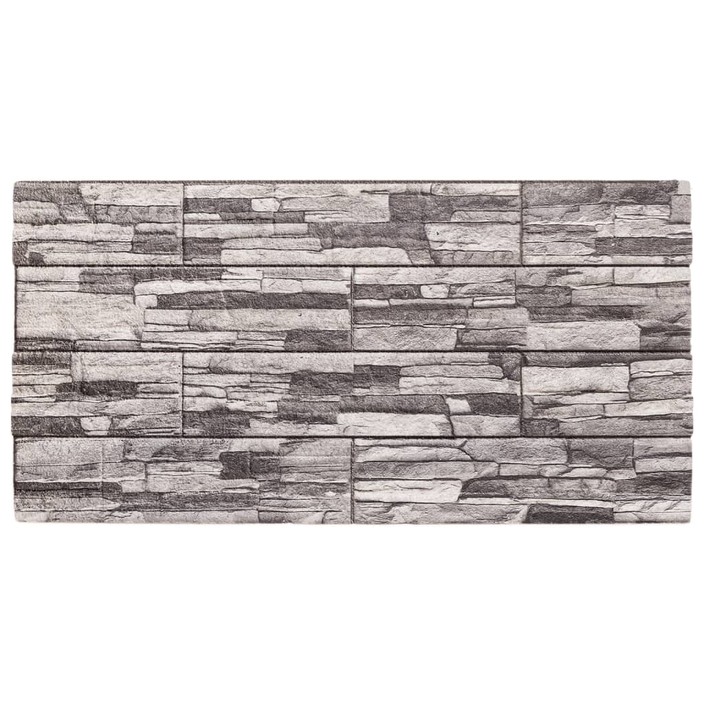 Panele ścienne VidaXL 10 szt. 3d 100x50 cm eps jasnoszary