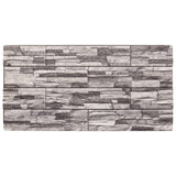 Panele ścienne VidaXL 10 szt. 3d 100x50 cm eps jasnoszary
