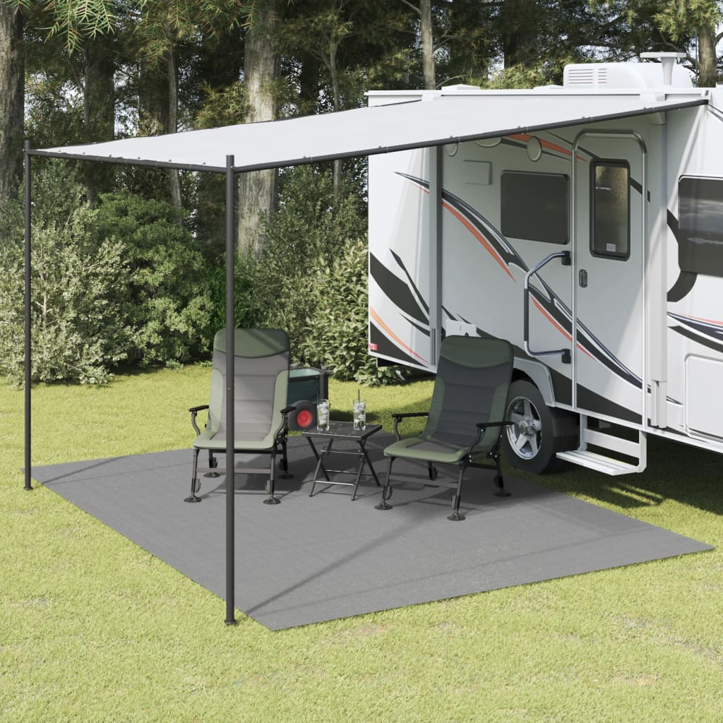 Vidaxl tenttapijt 4x3 m antracietkleurig