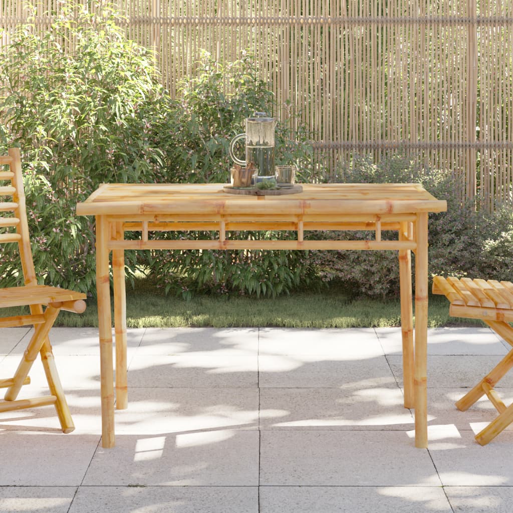 Vidaxl tuintafel 110x55x75 cm bamboe