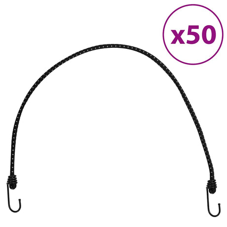 Gumy Vidaxl z odblaskowymi paskami i haczykami 50 szt. 88 cm
