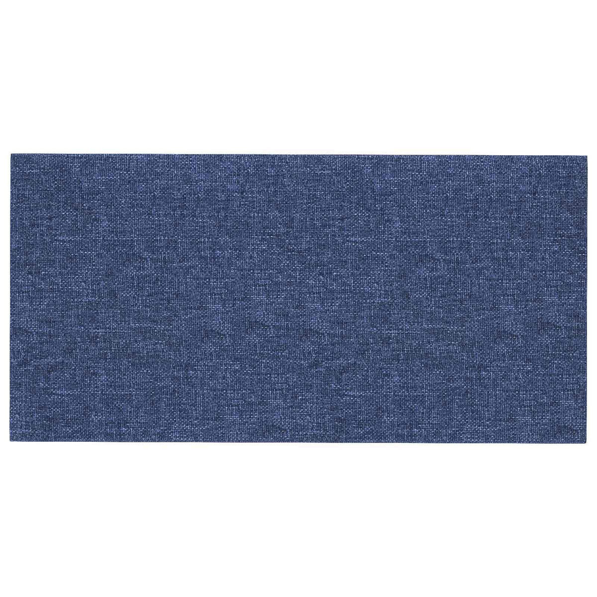 Vidaxl wandhoofdbord 12 st 30 x 15 cm blauw stof