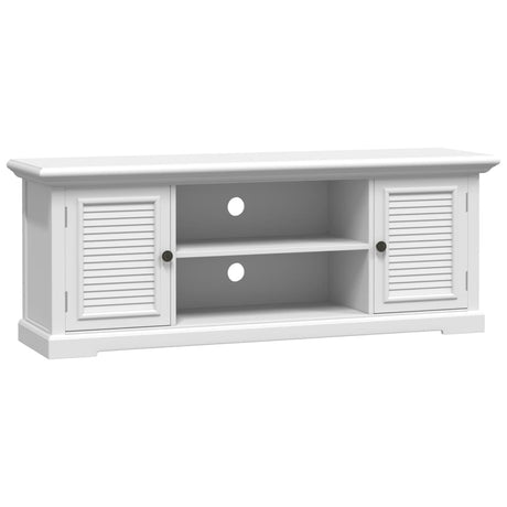 Vidaxl tv-meubel 110x30x41 cm bewerkt hout wit