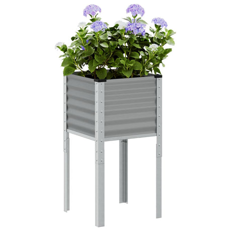 Sadzarka Vidaxx 45x45x88 cm stalowo-szara
