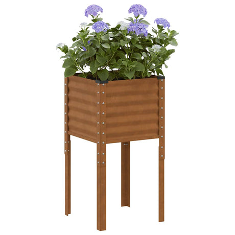 Donica Vidaxx 45x45x88 cm ze stali odpornej na warunki atmosferyczne