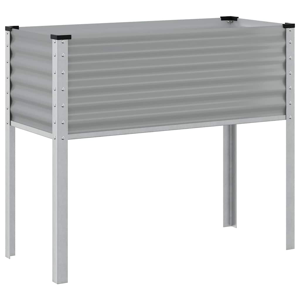 Sadzarka Vidaxx 100x45x90 cm stalowo-szara