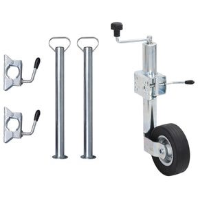 Vidaxl neuswiel met 2 staanders en 3 spanklemmen 60 mm