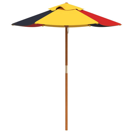 Parasol dziecięcy VidaXL z drewnianym słupkiem ø120x140 cm