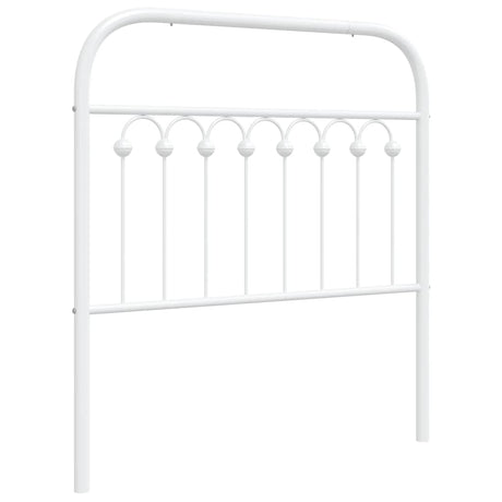Vidaxl vervangend hoofdbord 90 cm metaal wit