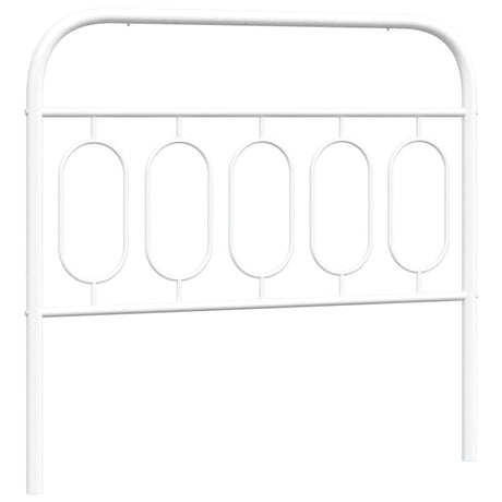 Vidaxl vervangend hoofdbord 107 cm metaal wit
