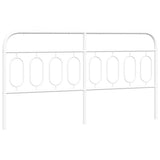 Vidaxl vervangend hoofdbord 160 cm metaal wit