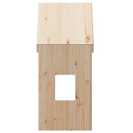 Vidaxl kinderbedhuisje 60x99x139,5 cm massief grenenhout