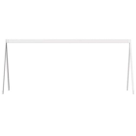 Vidaxl kinderbedhuisje 199x95,5x88 cm massief grenenhout wit