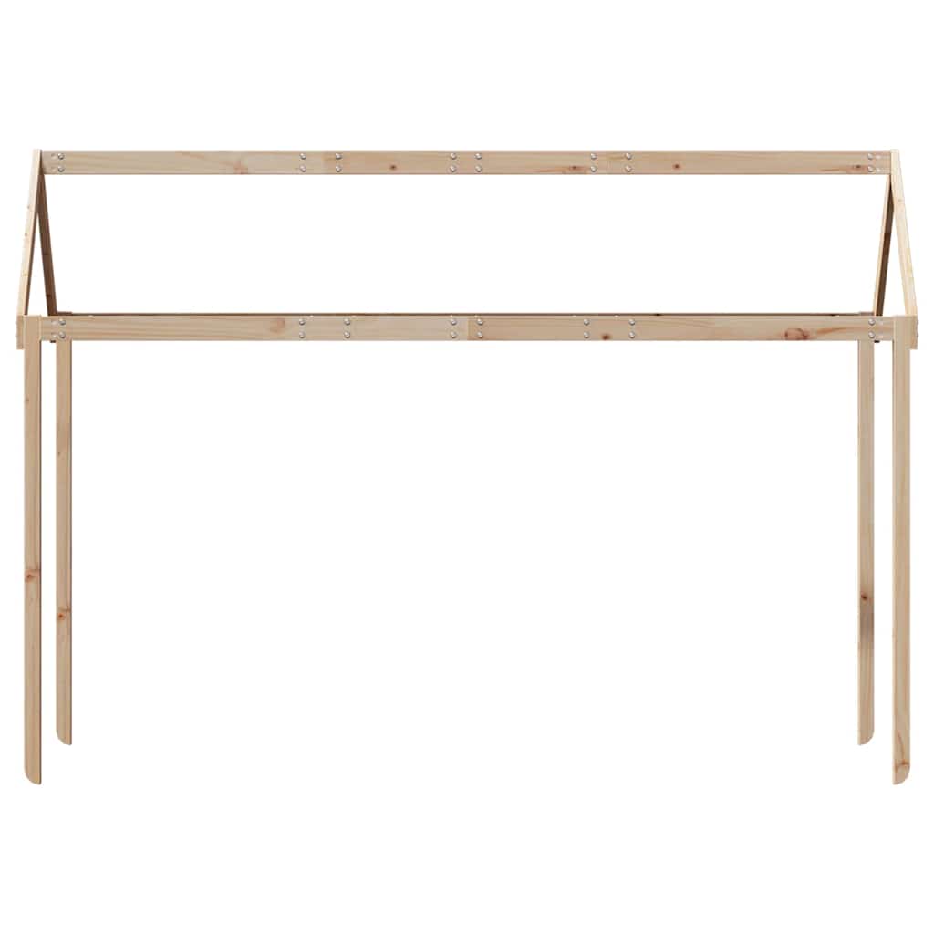 Vidaxl kinderbedhuisje 217x95,5x159 cm massief grenenhout