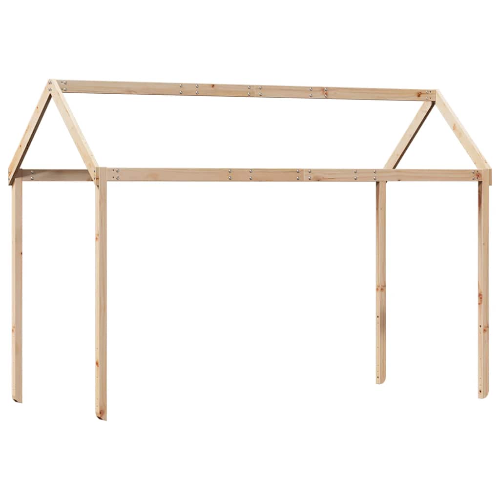 Vidaxl kinderbedhuisje 217x85,5x154 cm massief grenenhout