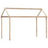 Vidaxl kinderbedhuisje 217x85,5x154 cm massief grenenhout