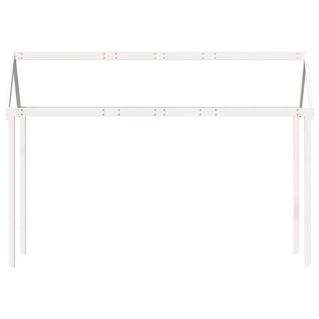 Vidaxl kinderbedhuisje 217x85,5x154 cm massief grenenhout wit