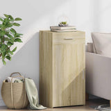 Vidaxl dressoir 45x42,5x93 cm bewerkt hout sonoma eikenkleurig