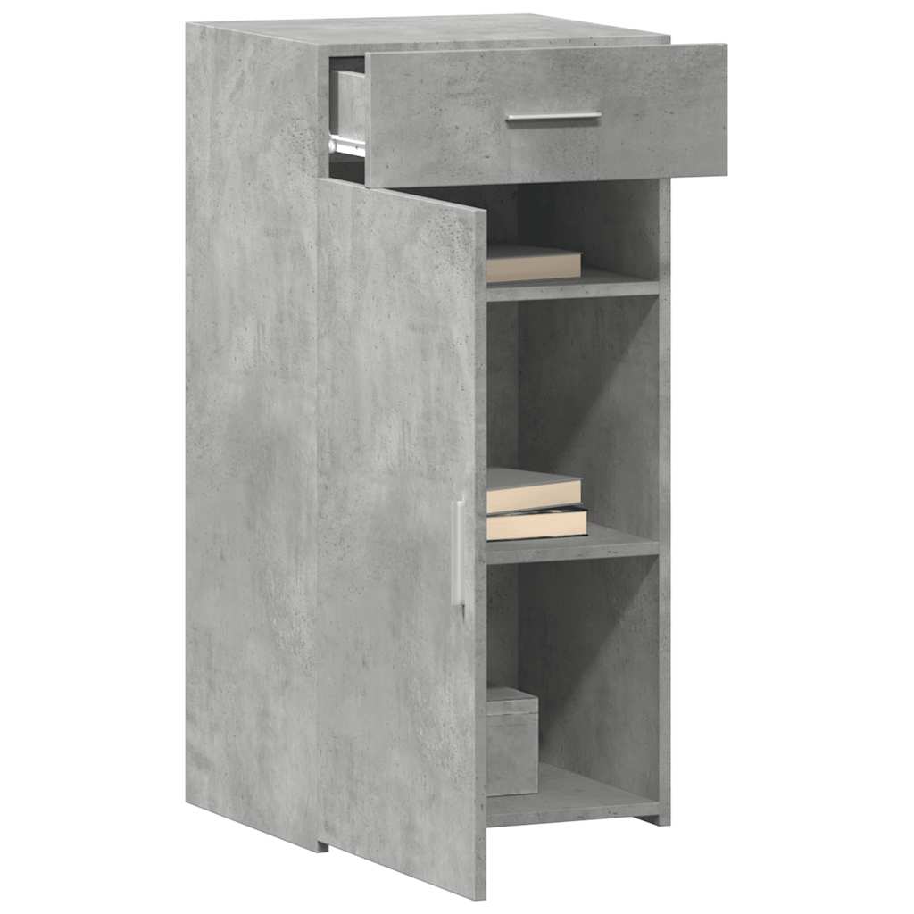 Vidaxl dressoir 45x42,5x93 cm bewerkt hout betongrijs