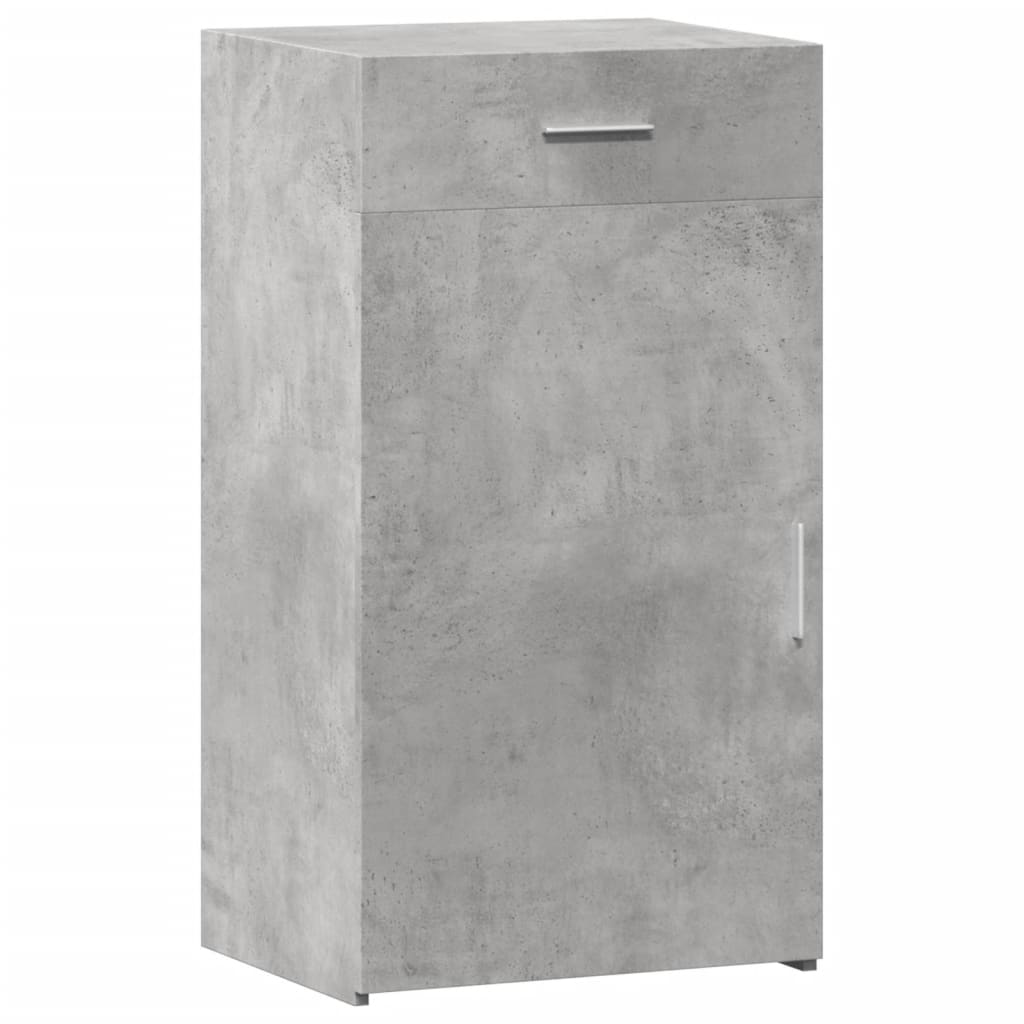 Vidaxl dressoir 50x42,5x93 cm bewerkt hout betongrijs
