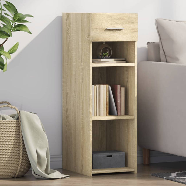 Vidaxl dressoir 30x42,5x93 cm bewerkt hout sonoma eikenkleurig