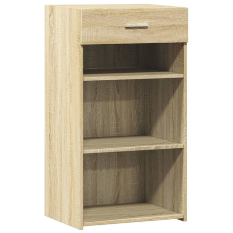 Vidaxl dressoir 50x42,5x93 cm bewerkt hout sonoma eikenkleurig