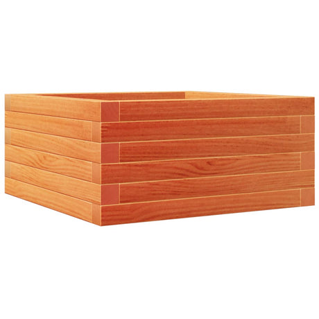 Donica Vidaxx 50x50x23 cm z litego drewna sosnowego, kolor brązowy
