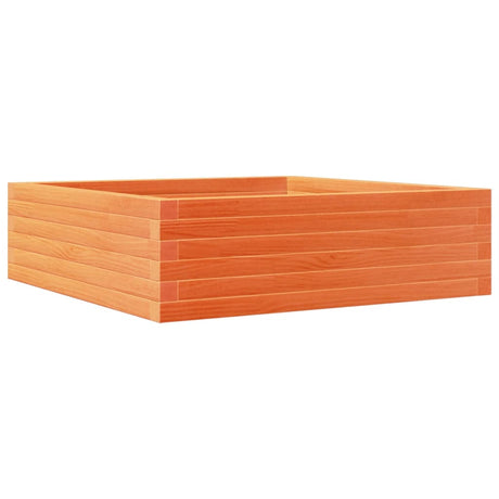 Donica Vidaxx 80x80x23 cm z litego drewna sosnowego, kolor brązowy