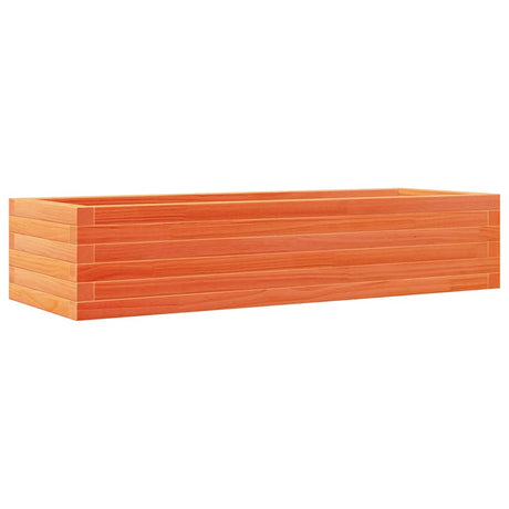 Donica Vidaxx 110x40x23 cm z litego drewna sosnowego, kolor brązowy