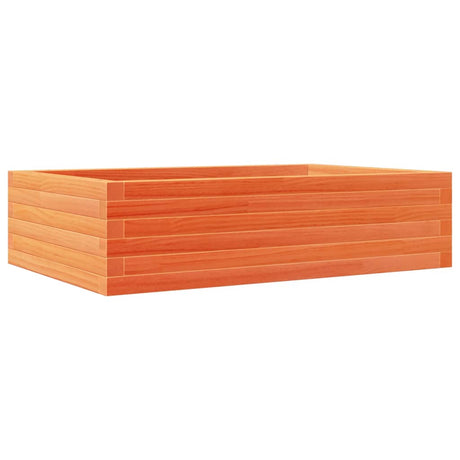 Donica Vidaxx 90x60x23 cm z litego drewna sosnowego, kolor brązowy
