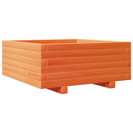 Donica Vidaxx 60x60x26,5 cm z litego drewna sosnowego, kolor brązowy
