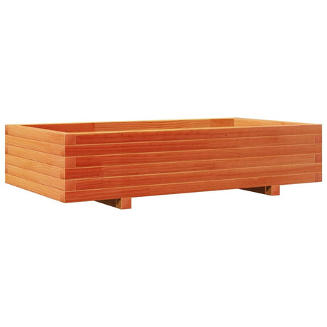 Donica Vidaxx 110x60x26,5 cm z litego drewna sosnowego, kolor brązowy