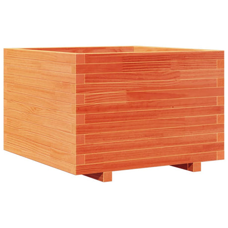 Donica Vidaxx 70x70x49,5 cm z litego drewna sosnowego, kolor brązowy