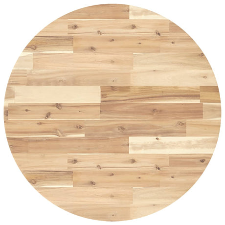 Vidaxl tafelblad rond ø 70x4 cm massief acaciahout