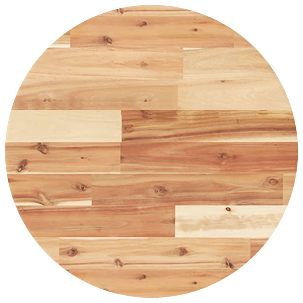 Vidaxl tafelblad rond ø 50x2 cm massief acaciahout