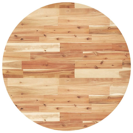 Vidaxl tafelblad rond ø 80x2 cm massief acaciahout