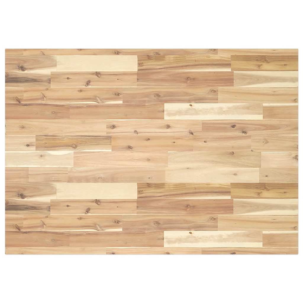 Vidaxl tafelblad rechthoekig 80x70x2 cm massief acaciahout
