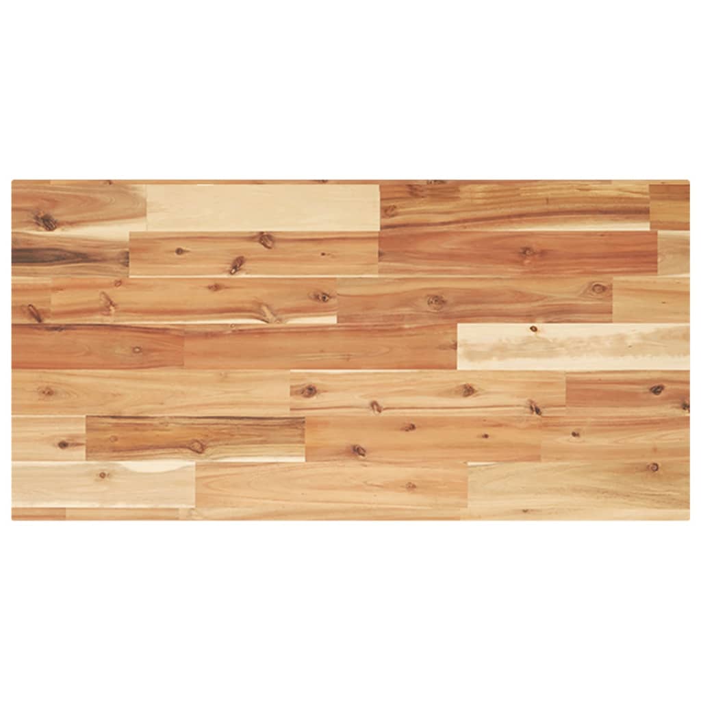 Vidaxl tafelblad rechthoekig 80x40x2 cm massief acaciahout
