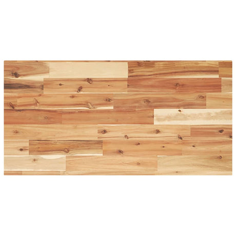 Vidaxl tafelblad rechthoekig 80x40x2 cm massief acaciahout